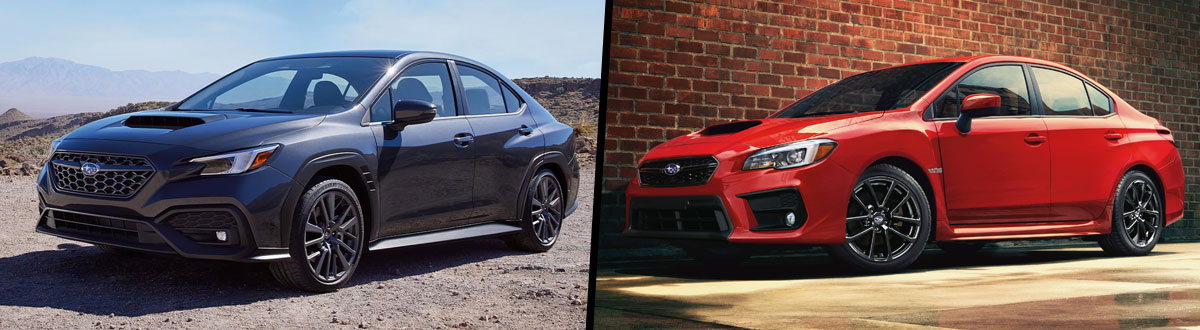 2022 Subaru WRX vs 2021 Subaru WRX