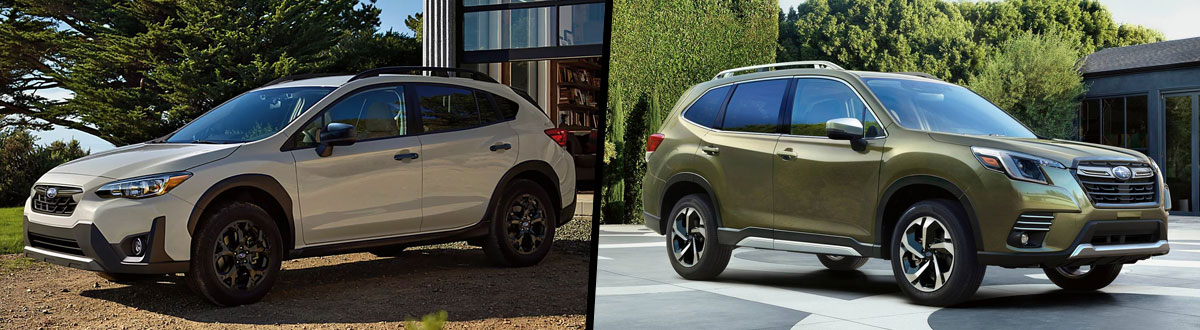 2023 Subaru Crosstrek vs 2023 Subaru Forester