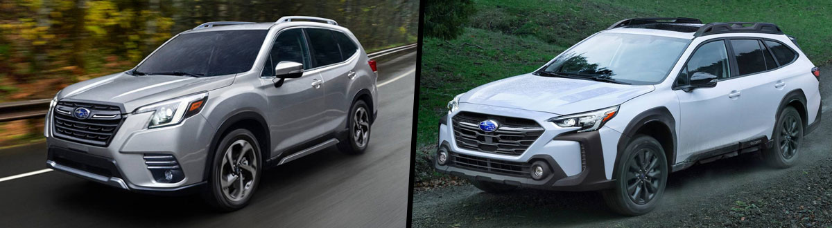 2024 Subaru Forester vs 2024 Subaru Outback