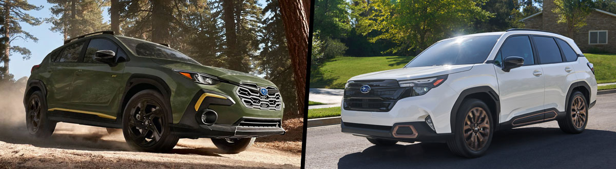 2025 Subaru Crosstrek vs 2025 Subaru Forester