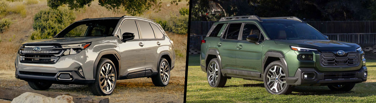 2026 Subaru Forester vs 2026 Subaru Outback