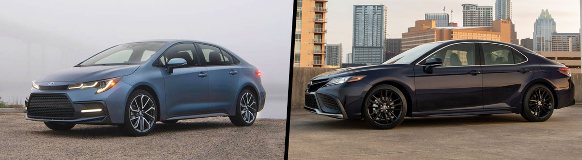 2022 Toyota Corolla vs 2022 Toyota Camry