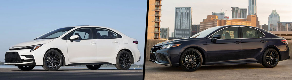 2023 Toyota Corolla vs 2023 Toyota Camry