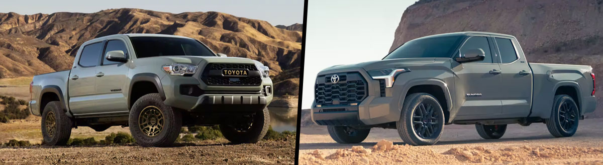 2023 Toyota Tacoma vs 2023 Toyota Tundra
