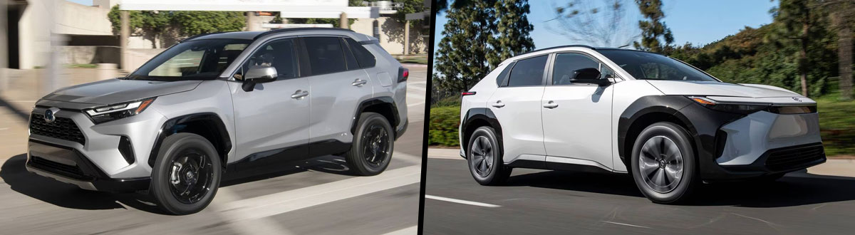 2024 Toyota RAV4 Hybrid vs 2024 Toyota bZ4X