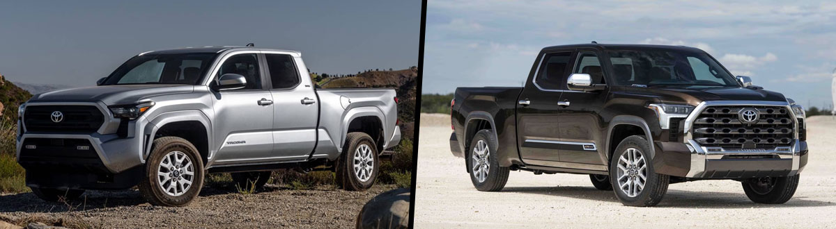 2024 Toyota Tacoma vs 2024 Toyota Tundra