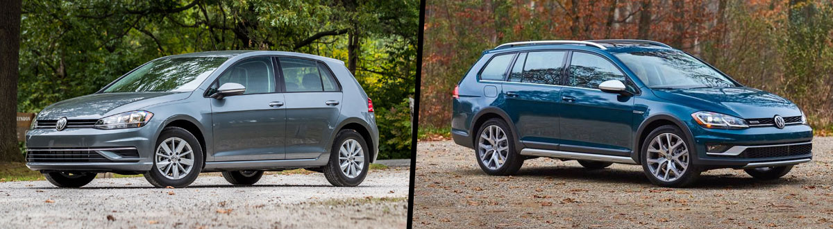 2019 Volkswagen Golf vs 2019 Volkswagen Golf Alltrack