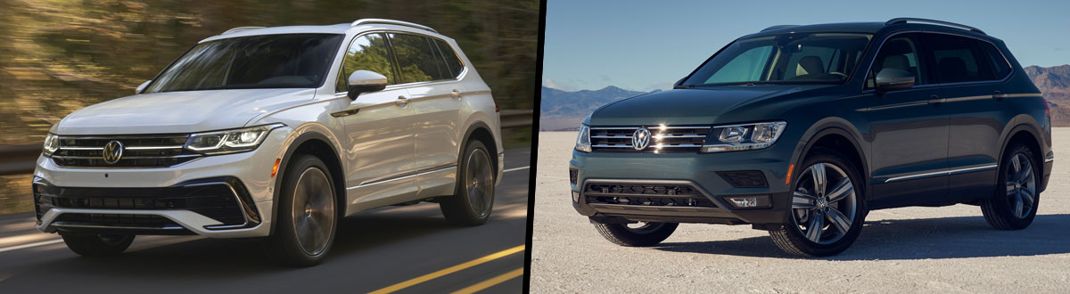 2022 Volkswagen Tiguan vs 2021 Volkswagen Tiguan