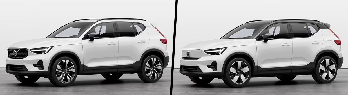 2023 Volvo XC40 vs 2023 Volvo XC40 Recharge Pure Electric