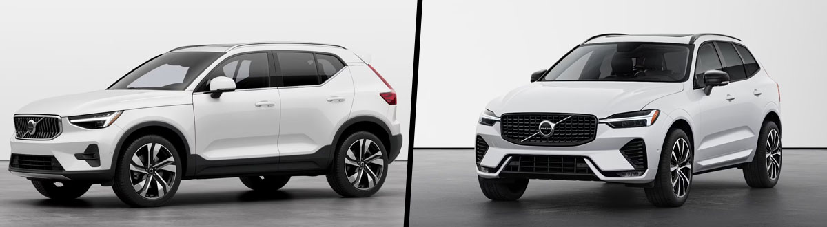 2025 Volvo XC40 vs 2025 Volvo XC60