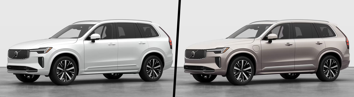 2025 Volvo XC90 vs 2025 Volvo XC90 plug-in hybrid