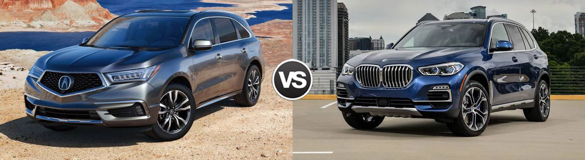 2020 Acura MDX vs 2020 BMW X5