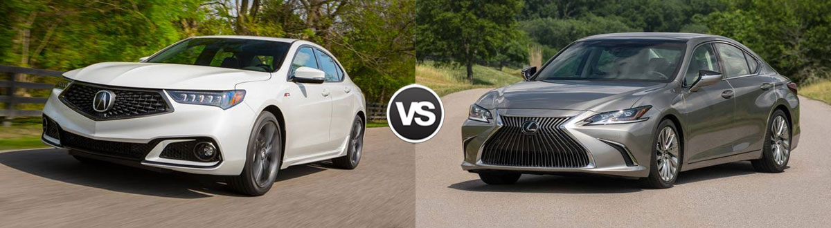 2020 Acura TLX vs 2020 Lexus ES
