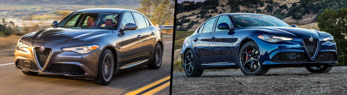 2021 Alfa Romeo Giulia vs 2020 Alfa Romeo Giulia