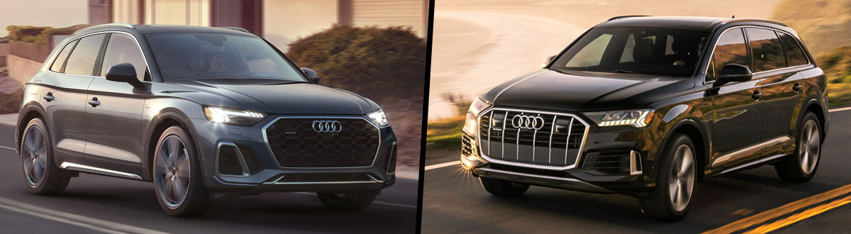 2023 Audi Q5 vs 2023 Audi Q7