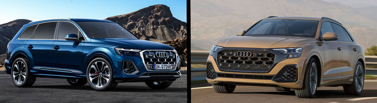 2026 Audi Q7 vs 2026 Audi Q8