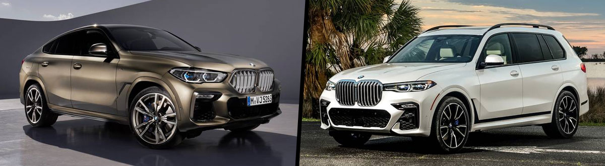 2020 BMW X6 vs 2020 BMW X7