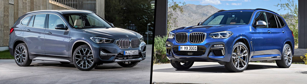 2021 BMW X1 vs 2021 BMW X3