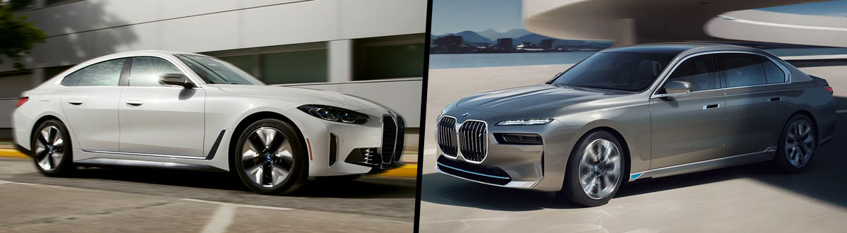 2022 BMW i4 vs 2023 BMW i7