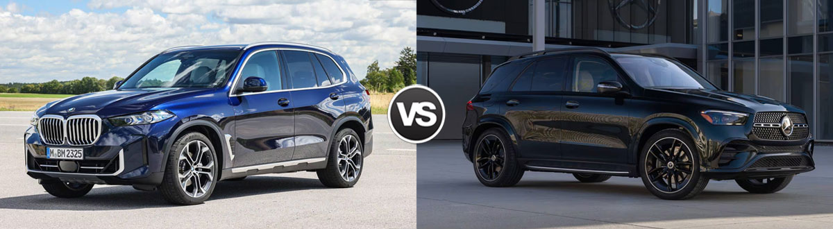 Compare 2025 BMW X5 vs 2025 Mercedes-Benz GLE | Elmhurst IL