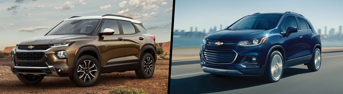 2021 Chevrolet Trailblazer vs 2020 Chevrolet Trax