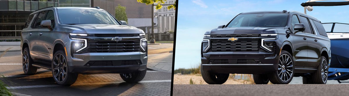 2025 Chevrolet Tahoe vs 2025 Chevrolet Suburban