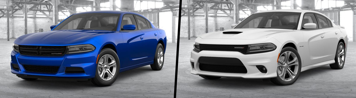 2021 Dodge Charger SXT vs 2021 Dodge Charger R/T