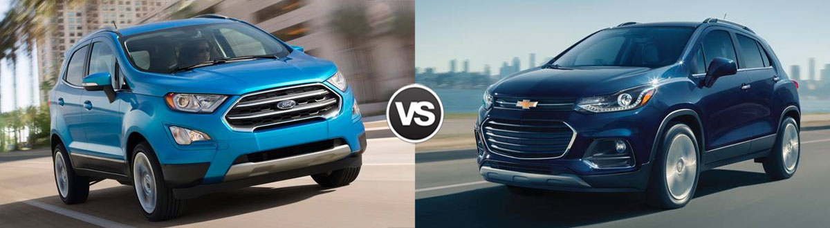 2020 Ford EcoSport vs 2020 Chevy Trax