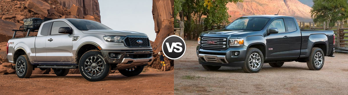 2020 Ford Ranger vs 2020 GMC Canyon