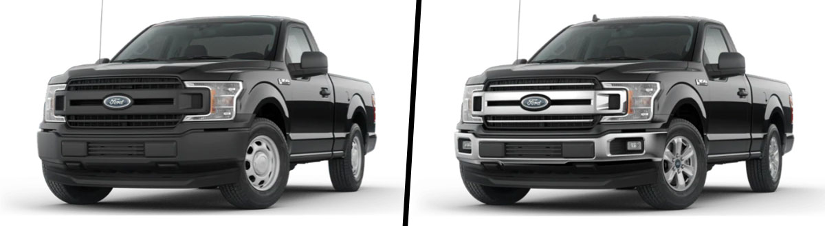 2020 Ford F-150 XL vs 2020 Ford F-150 XLT