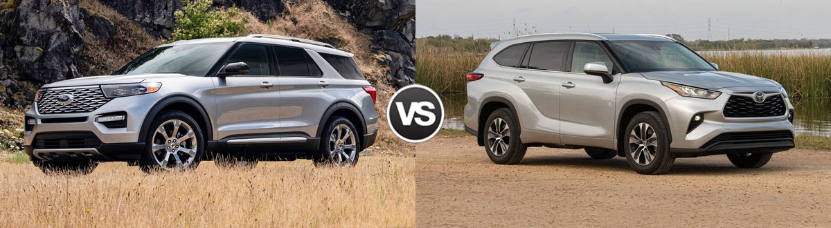 2021 Ford Explorer Vs 2021 Toyota Highlander Comparison Wellington Oh