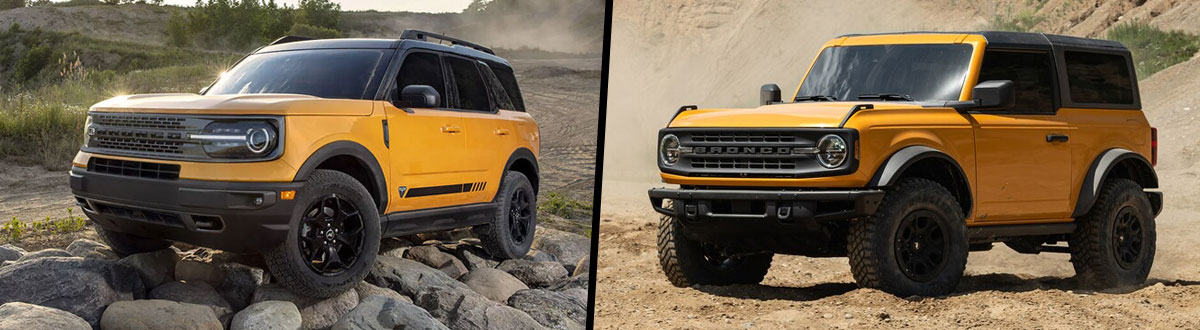 2021 Ford Bronco Sport vs 2021 Ford Bronco