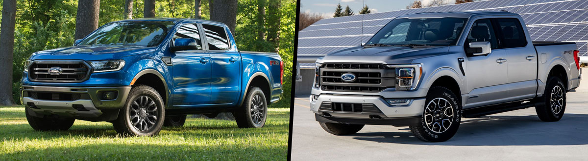 2021 Ford Ranger vs 2021 Ford F-150