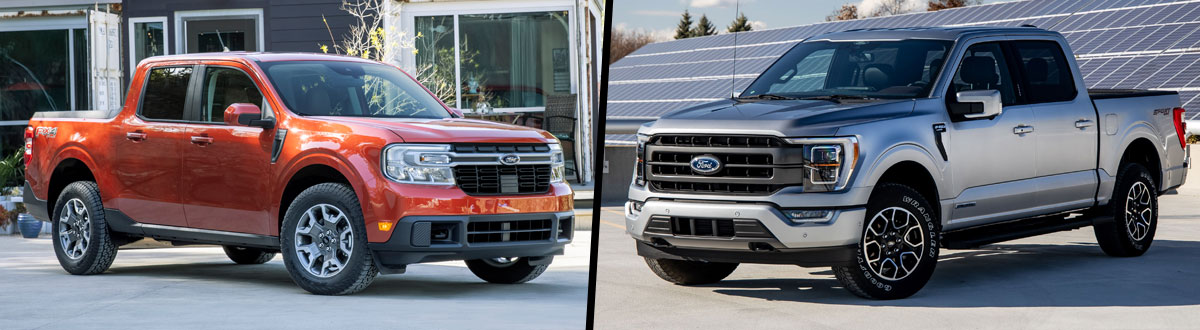 2022 Ford Maverick vs 2021 Ford F-150