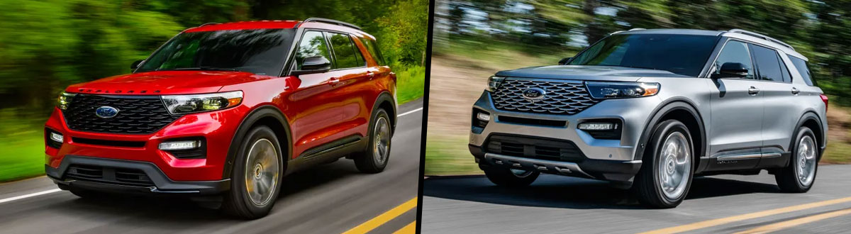 2022 Ford Explorer vs 2021 Ford Explorer