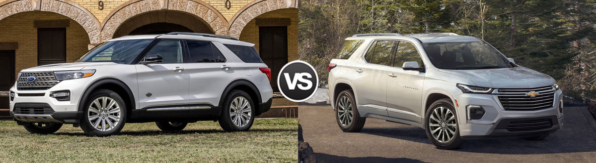 2023 Ford Explorer vs 2023 Chevrolet Traverse