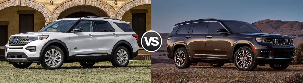 2023 Ford Explorer vs 2023 Jeep Grand Cherokee