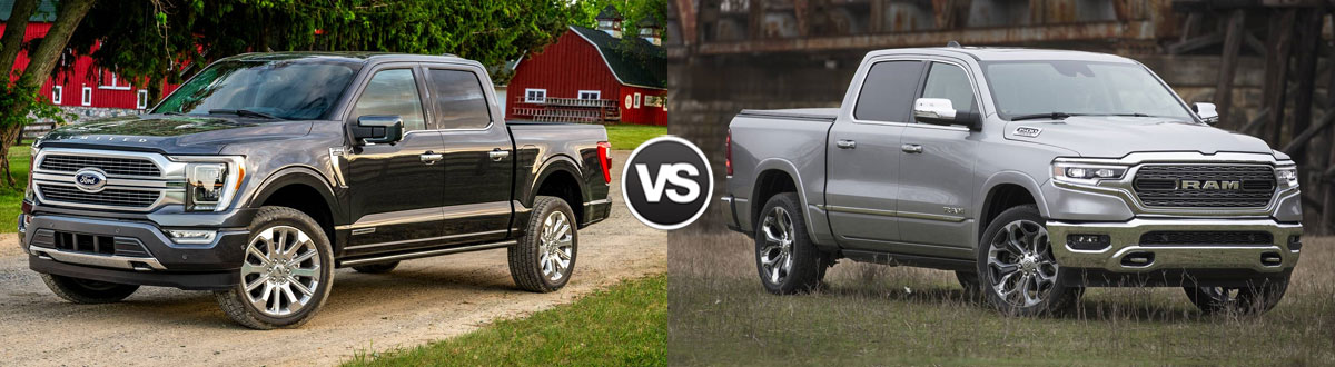 2023 Ford F-150 vs 2023 RAM 1500