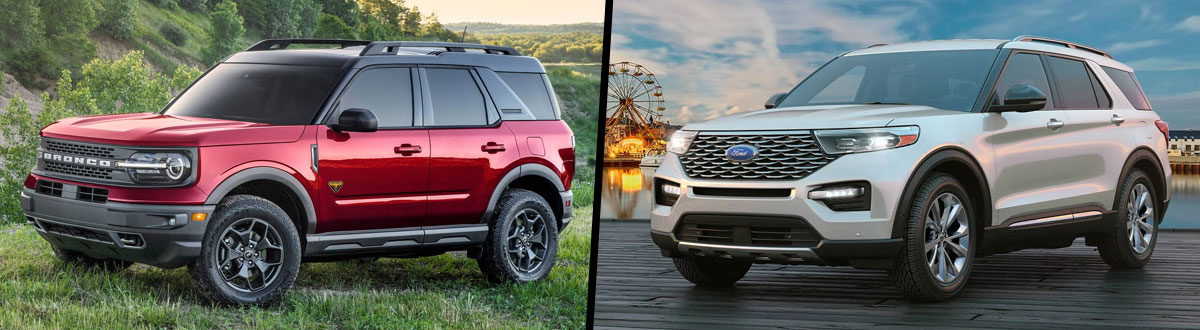  Comparación entre Ford Bronco Sport y Explorer