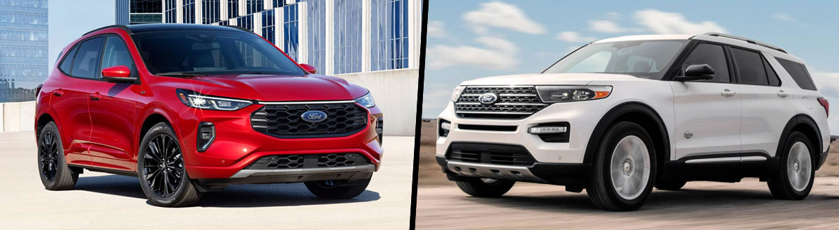 2023 Ford Escape vs 2023 Ford Explorer