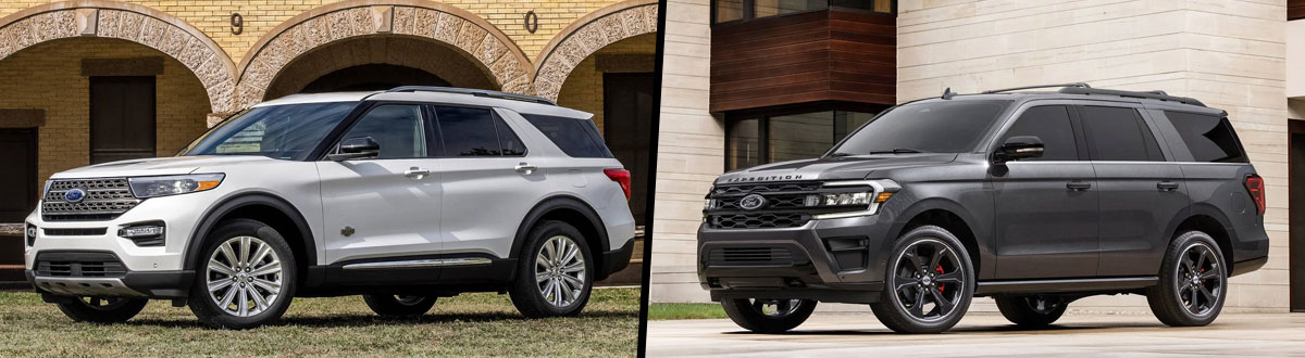 2023 Ford Explorer vs 2023 Ford Expedition