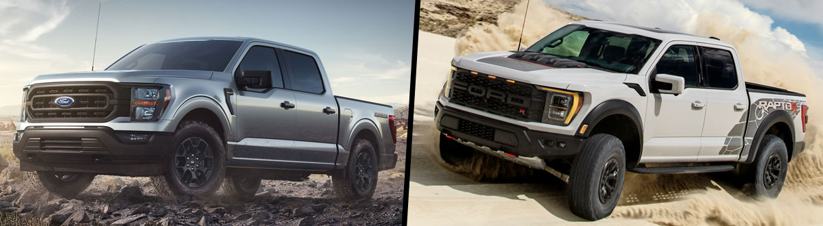 2023 Ford F-150 vs 2023 Ford F-150 Raptor R