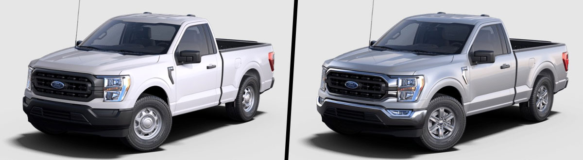 2023 Ford F-150 XL vs 2023 Ford F-150 XLT