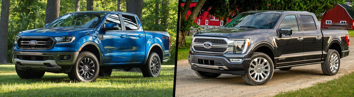 2023 Ford Ranger vs 2023 Ford F-150