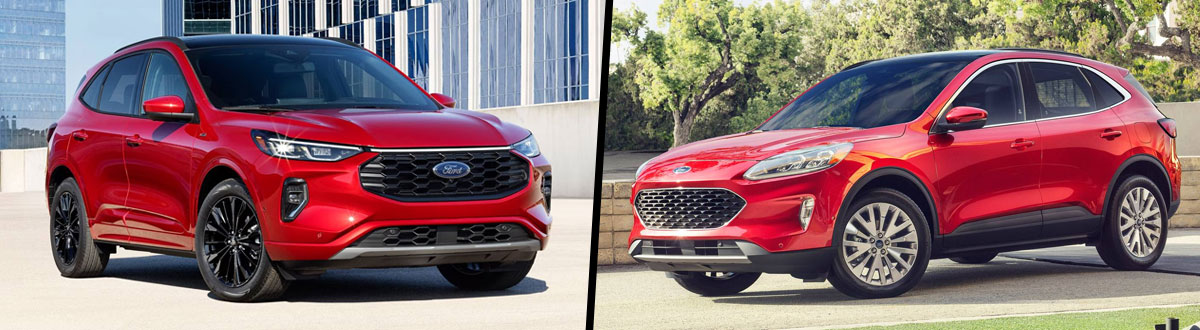 2023 Ford Escape vs 2022 Ford Escape