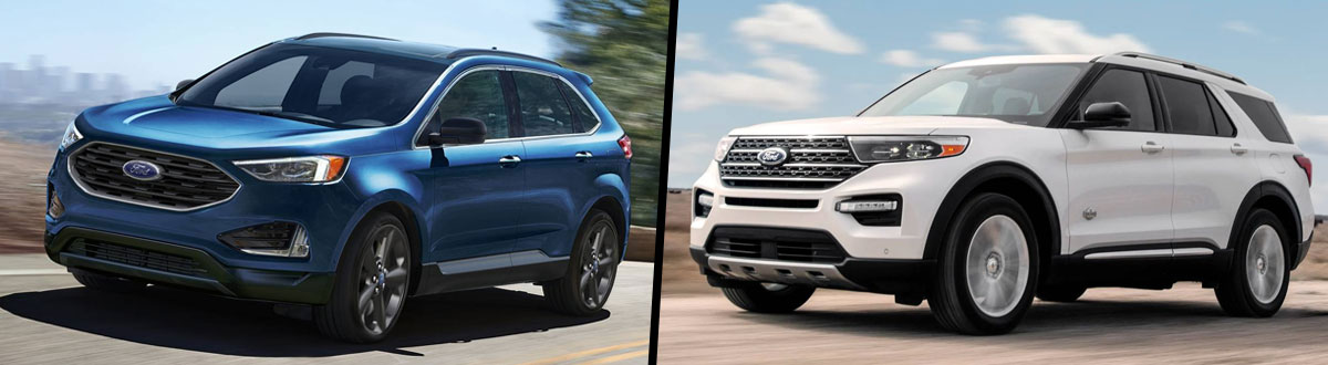 2024 Ford Edge vs 2024 Ford Explorer
