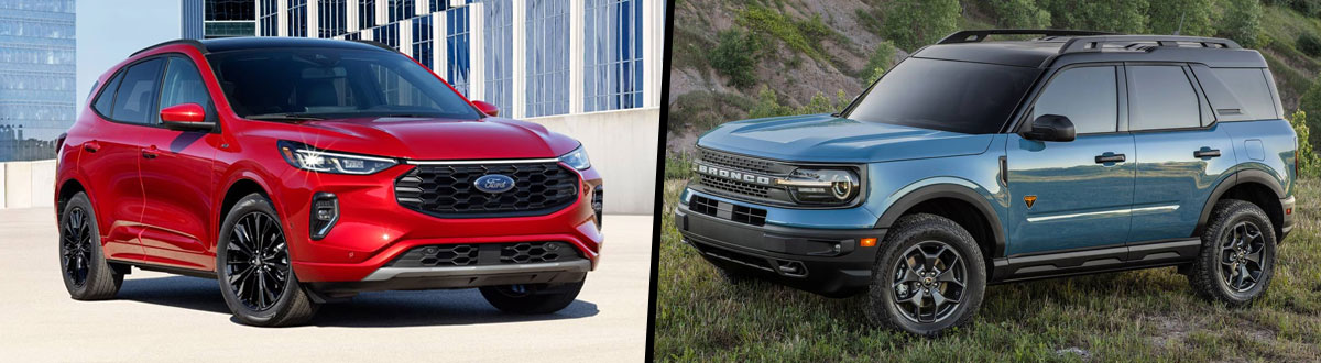 2024 Ford Escape vs Ford Bronco Sport | Auburn IN