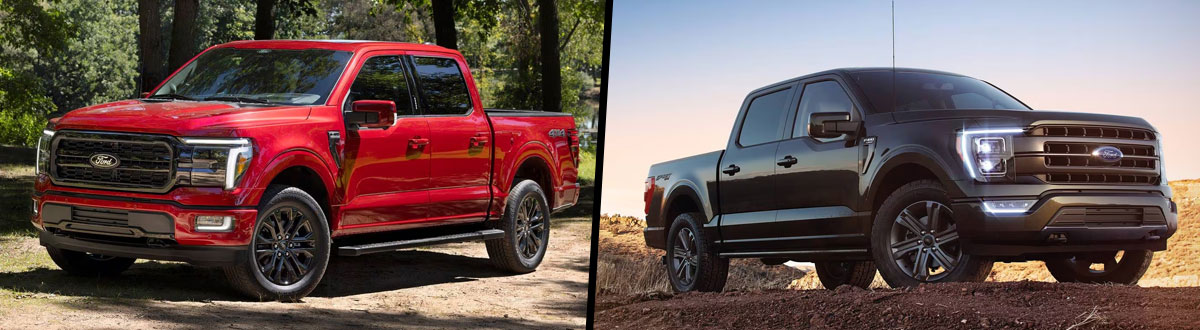 2024 Ford F-150 vs 2023 Ford F-150