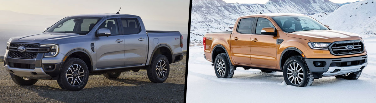 2024 Ford Ranger vs 2023 Ford Ranger