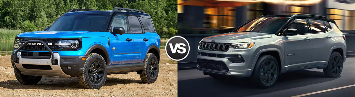 2025 Ford Bronco Sport vs 2025 Jeep Compass